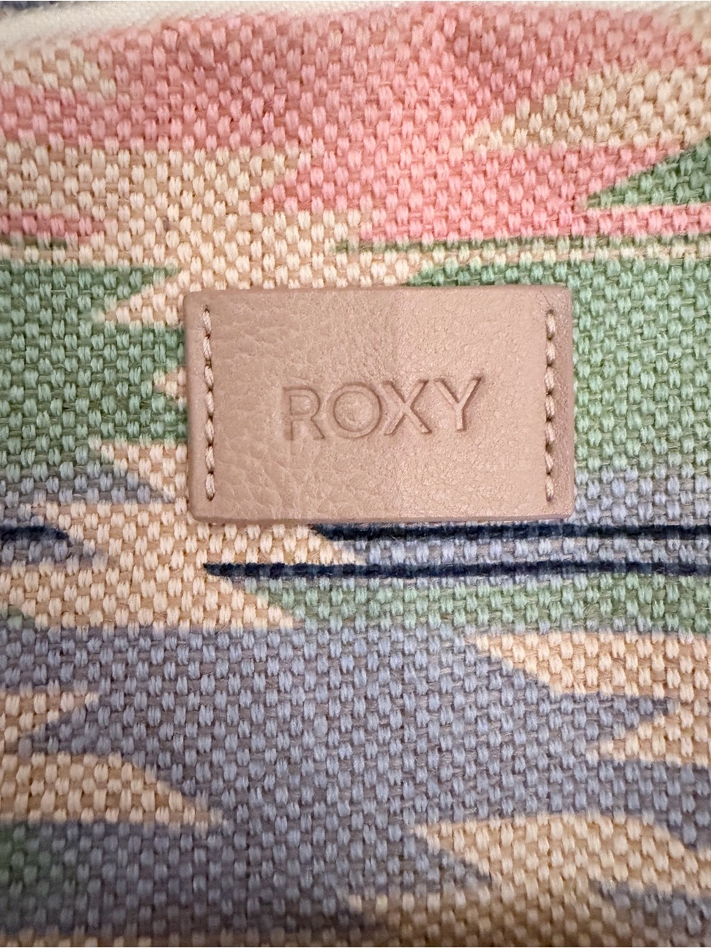 Roxy Pastel Aztec Pattern Backpack - Picture 2 of 3